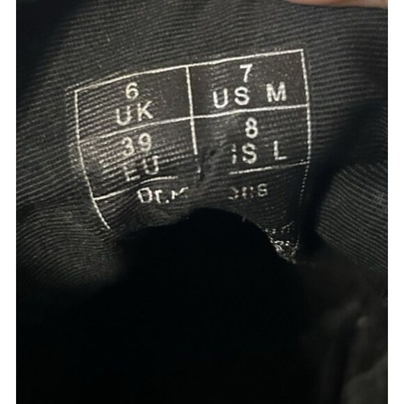 Dr. Martens Bonny Tech Utility Black Canvas Woven Chukka Boots M-7 / W-8 - Picture 13 of 13